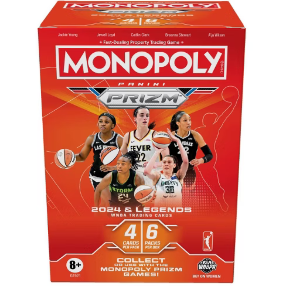 2024 Panini Monopoly Prizm WNBA Trading Card Box (Blaster)