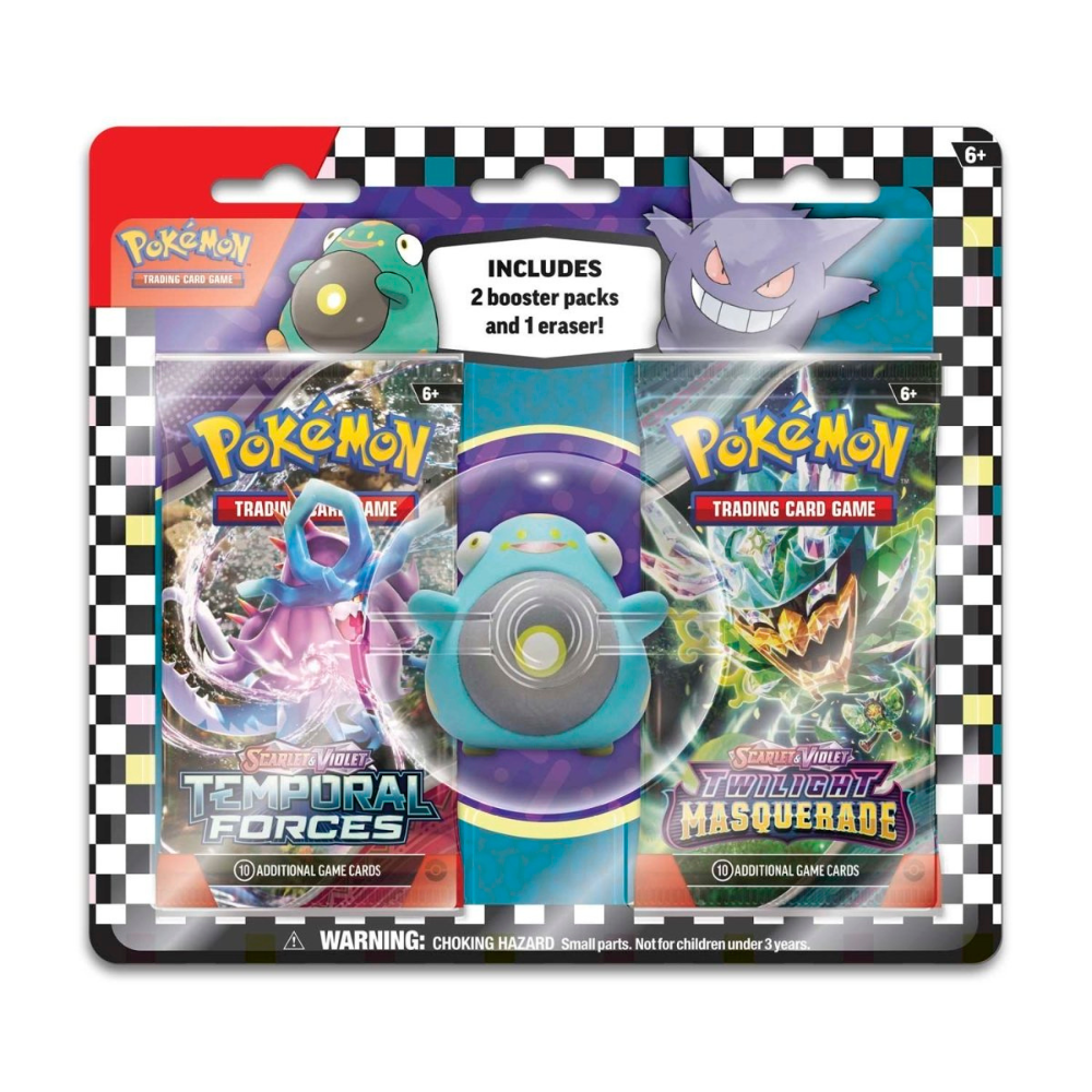 Gengar - 2 Booster Packs & Eraser