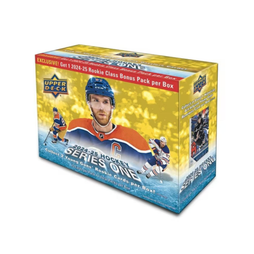 2024-25 Upper Deck NHL Series One Hockey Trading Card Mega Box