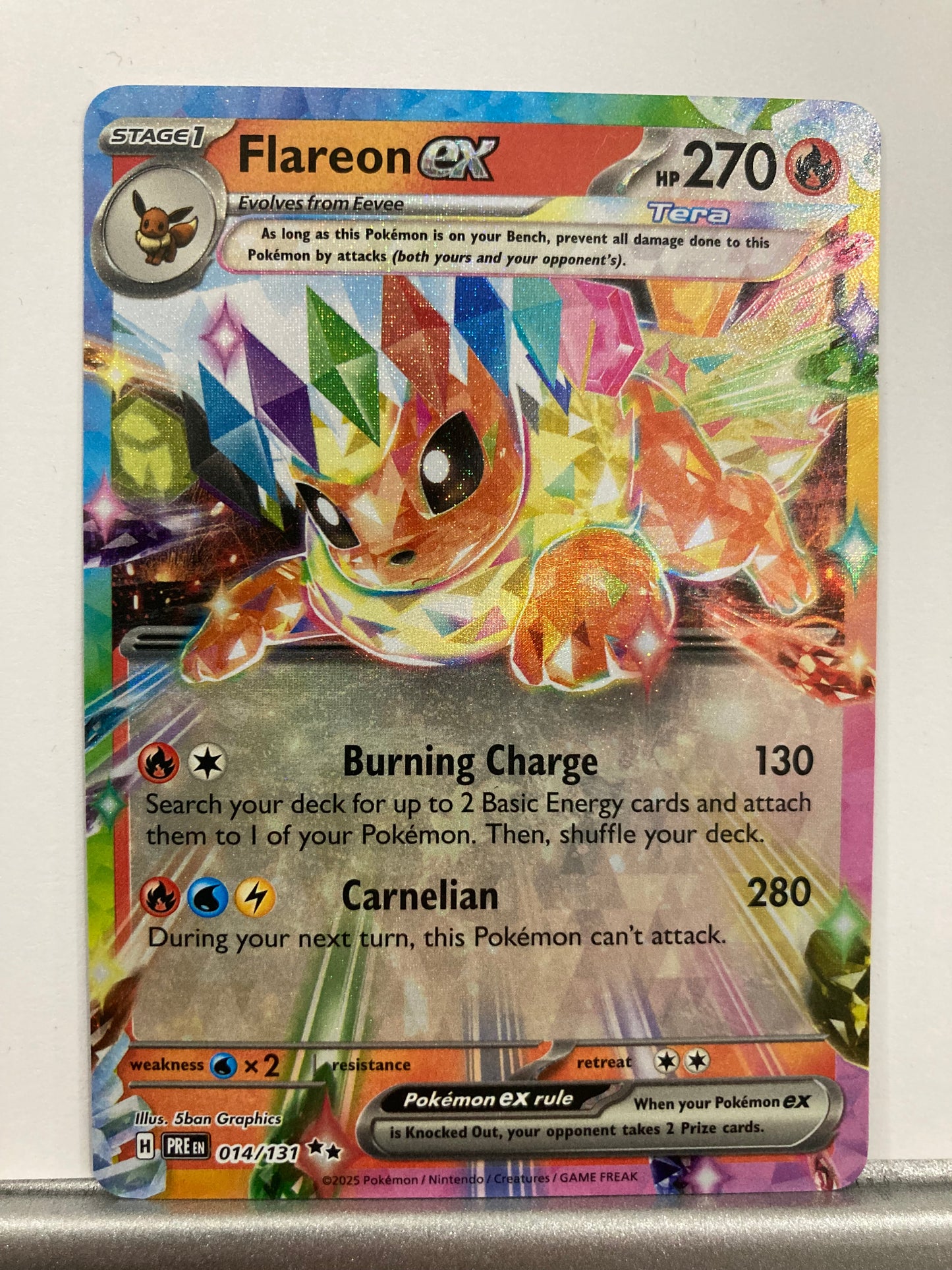 Flareon ex - 014/131 - SV: Prismatic Evolutions