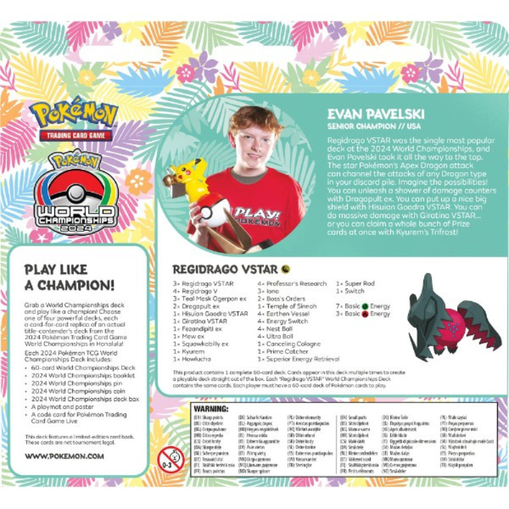 2024 World Championship Deck: Evan Pavelski (Regidrago VSTAR)