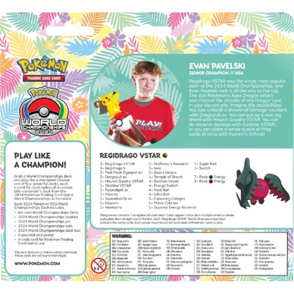 2024 World Championship Deck: Evan Pavelski (Regidrago VSTAR)