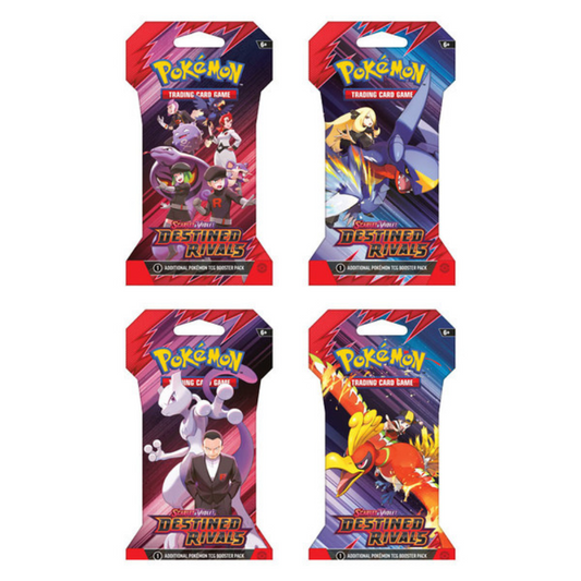 Destined Rivals Sleeved Booster Pack Art Bundle [Set of 4]