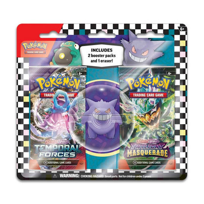 Gengar - 2 Booster Packs & Eraser
